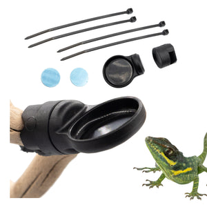 Pangea MicroDish 
Small Branch Mount Kit Small - components and reptile.