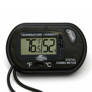 Pangea Temp & Humidity Gauge - close up on gauge.