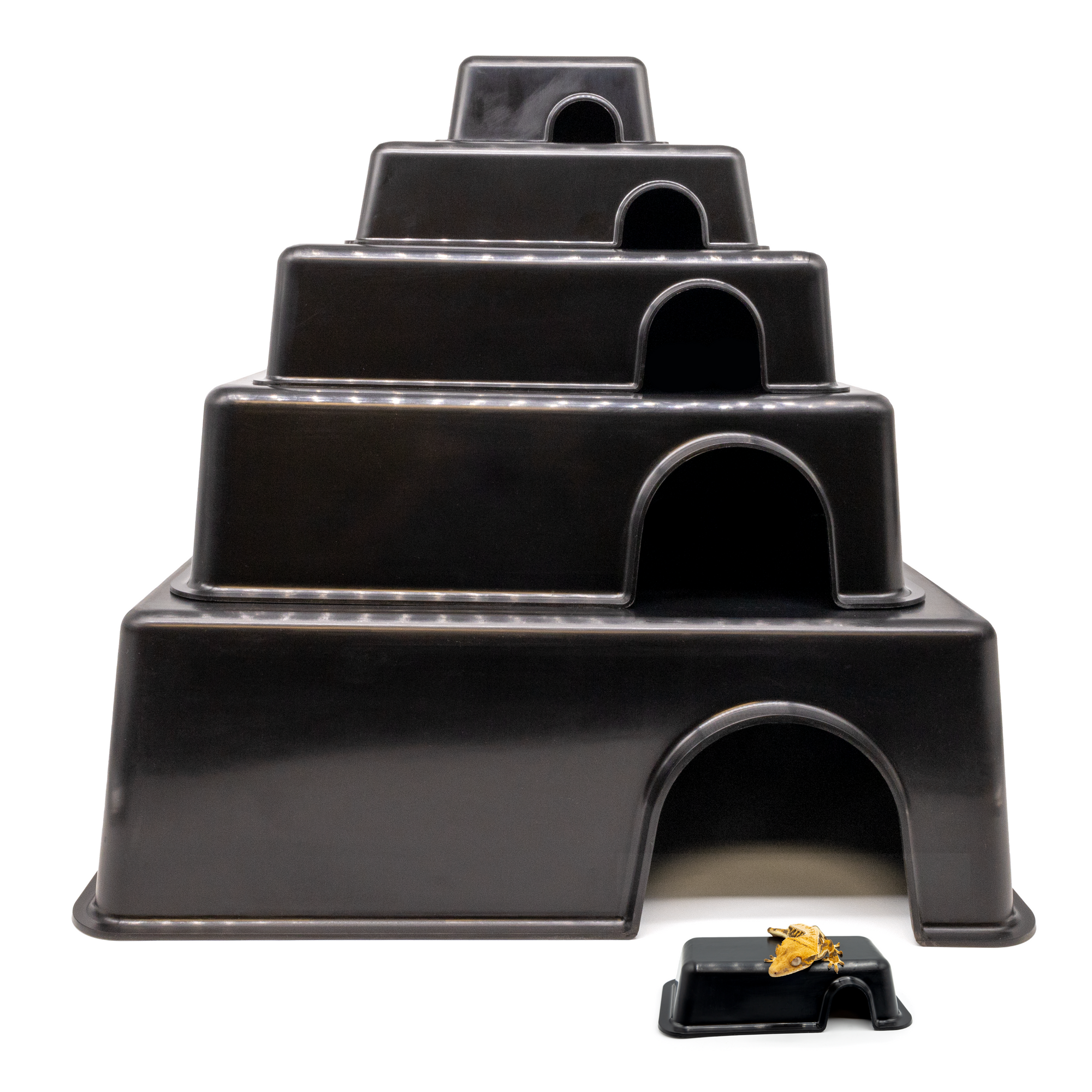Pangea Reptile Hide stacked to show different sizes available for purchase.