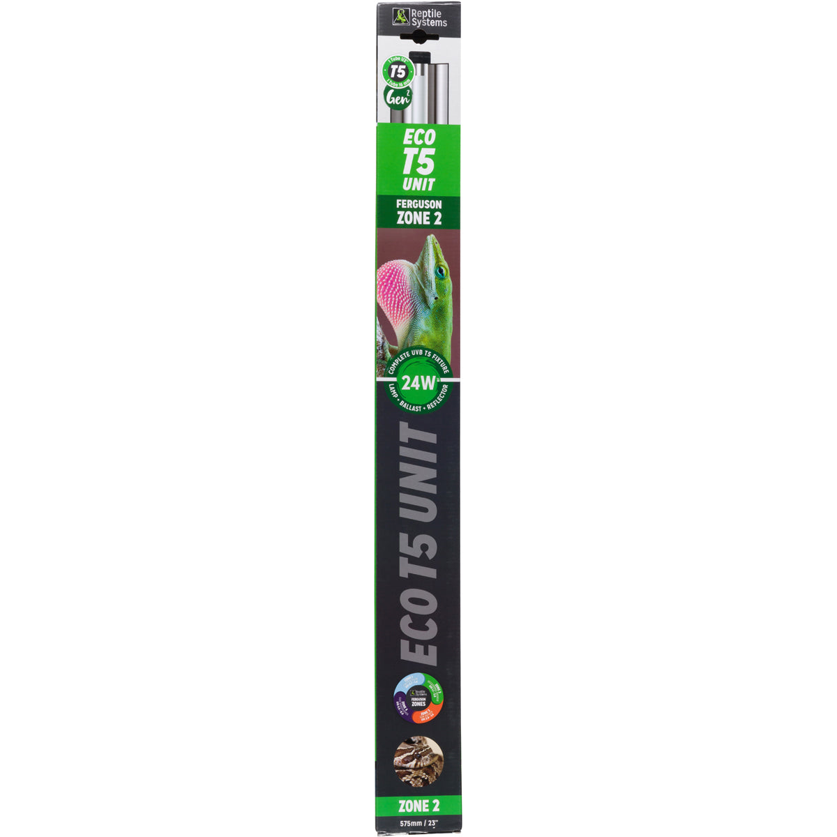 Reptile Systems Eco Pro T5 Fixture Zone 2 24watt box