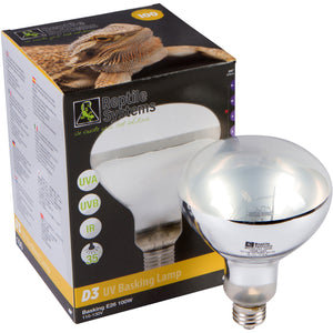 Reptile Systems D3 UV Basking Lamp 100w with package